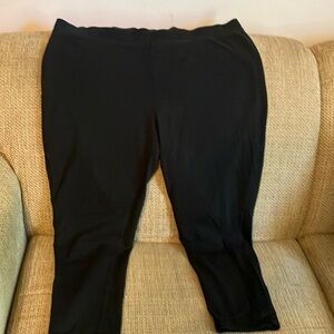 Black cotton leggings
